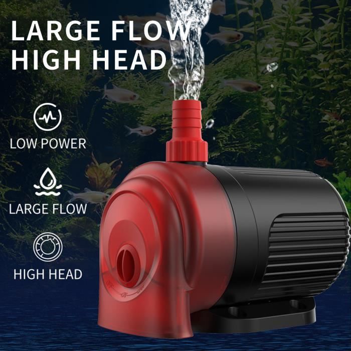 Pompe à eau submersible ultra-silencieuse haut débit ajustable