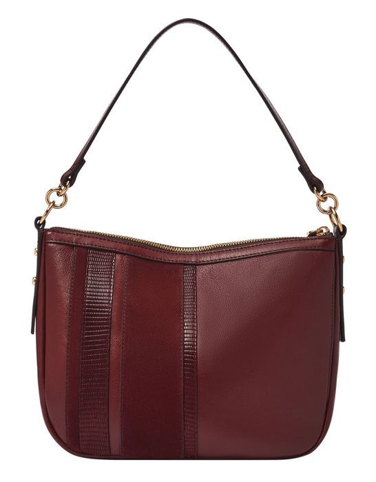 Sac à Main FOSSIL Vintage En Toile Et Cuir - Bandoulière, Porté Main Ou épaule - Occasion
