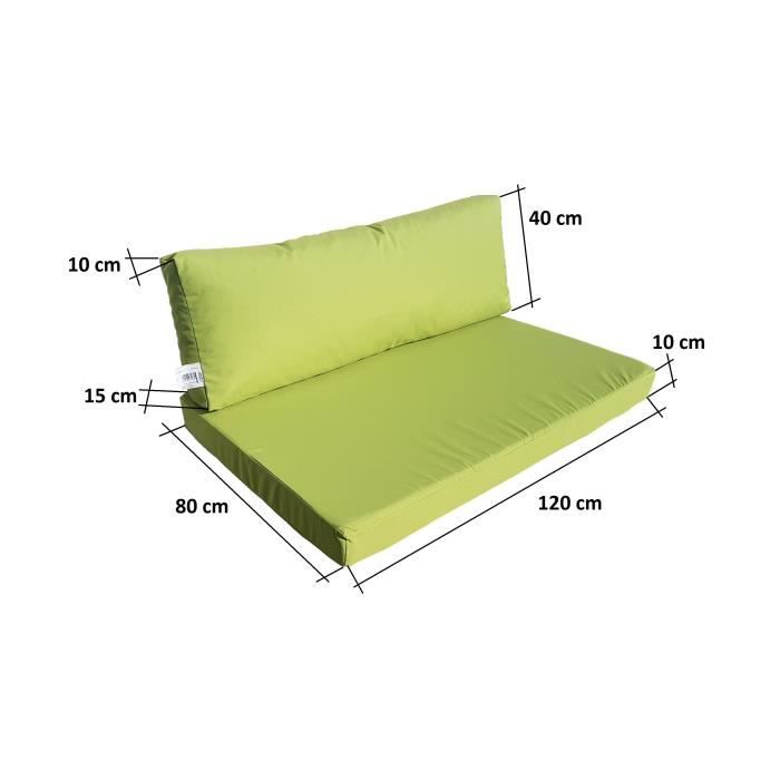Coussin pour canapé palette avec fermeture éclair - Siège / Assise