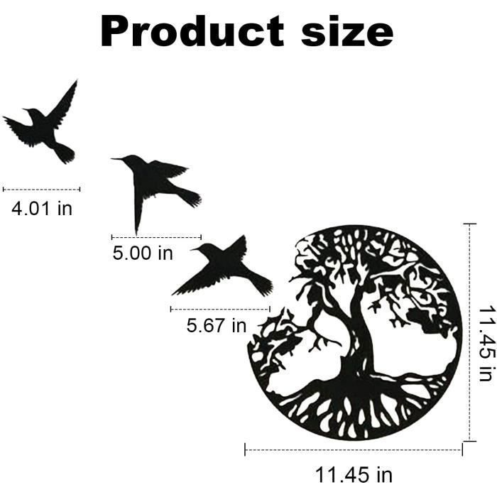Art Mural En Métal Art De L'arbre De Vie Signe De Famille Arbre En Metal Decoration Murale Decoration Interieur Decoratif Suspendu Au Mur Decoration 99344443