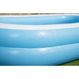 Piscine gonflable rectangulaire Bestway 262 x 175 x 51 cm - Bleu et blanc - Pour enfant - Utilisation extérieure-2