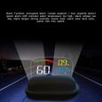 Universel voiture HUD affichage tête haute projecteur grand écran pare-brise compteur de vitesse numérique pour OBD et GPS double-2