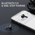 Ecouteur Bluetooth, Doubc Ecouteurs sans Fil 5.0 Sport Étanche Hi-FI Son Stéréo,Contrôle Tactile Oreillettes Bluetooth,Microphones-2