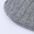 XJYDNCG Nid d'ange - Couverture de réception tricotée pour bébé - Convient pour 0-6 mois - gris 15-2