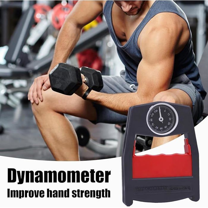 Dynamomètre à Main Ergonomique - Mesure De Force De Préhension Jusqu'à 130 Kg - Neuf En Emballage