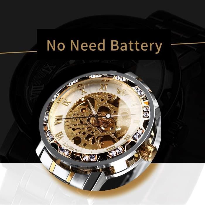 Montre fossil homme shop avec remontage manuel