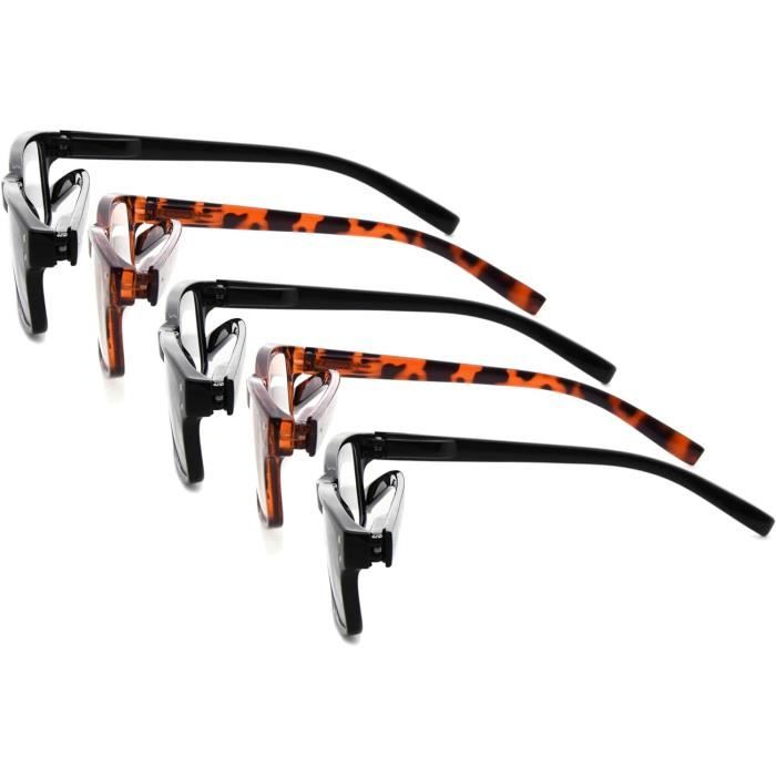JM Lot De 4 Lunettes De Lecture Presbyte Avec Charnière à Ressort - Hommes Et Femmes