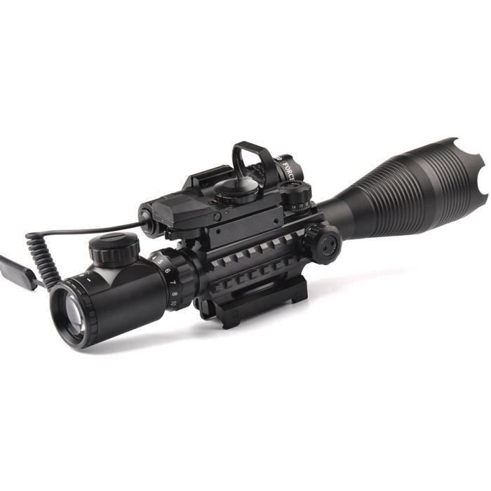 Viseurs laser vert/rouge chasse sight pour pistolet et carabine