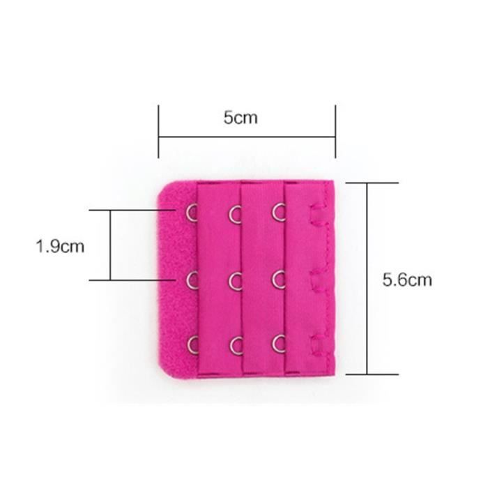 Extensions De Soutien-gorge Pour Femmes, 6 Pièces, 2 Crochets