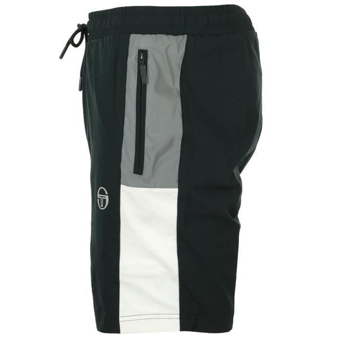 Short De Jogging Sergio Tacchini Homme - Modèle Fascia 39493 Marine - Taille L - Neuf Avec étiquettes