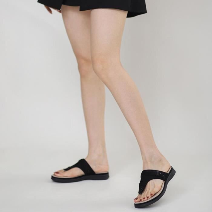 Tongs Femme Ete de Plage Confortable Flip Flops Plates