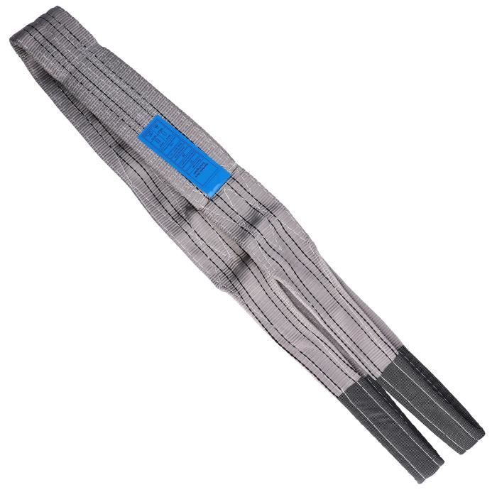 Élingue De Levage 4 Tonnes - Sangle Plate En PES Renforcée, Haute Résistance, Idéale Pour Chantiers, Ports Et Transports - 5