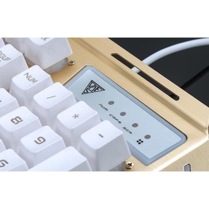 Clavier de Gaming et Souris,blanc,LED Luminosités de Clavier Filaire USB  Gamer et Souris - Cdiscount Informatique