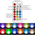 Ampoule Led MR16 GU10 RGB Spot Changementde Couleur, Ampoules Led RGBW Dimmable Blanc chaud (2700K) 6W (Lot de 10)-3