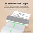 SALUTUYA rouleau de papier d'impression Papier d'imprimante thermique A4, 2 rouleaux, 210xDia, 30mm, recharge de materiel pack-3