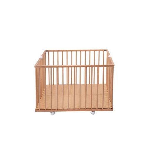 Combelle Parc Bebe En Bois Pliant Gaby 98x92cm Plancher Reglable Avec Roulette Cdiscount Puericulture Eveil Bebe