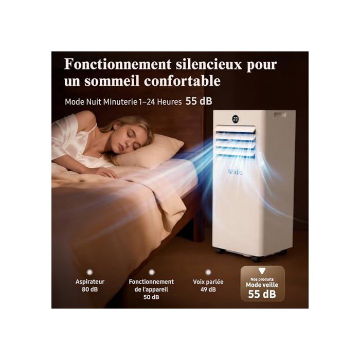 climatiseur-mobile-9000-btu-climatiseur-portable-4-en-1-silencieux