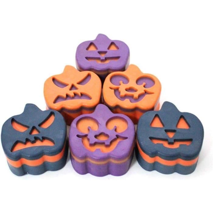 Moules à Chocolat Halloween En Silicone - Lot De 2 (Citrouille Et Fantôme) - Réutilisables, Allant Au Four Et Congélateur