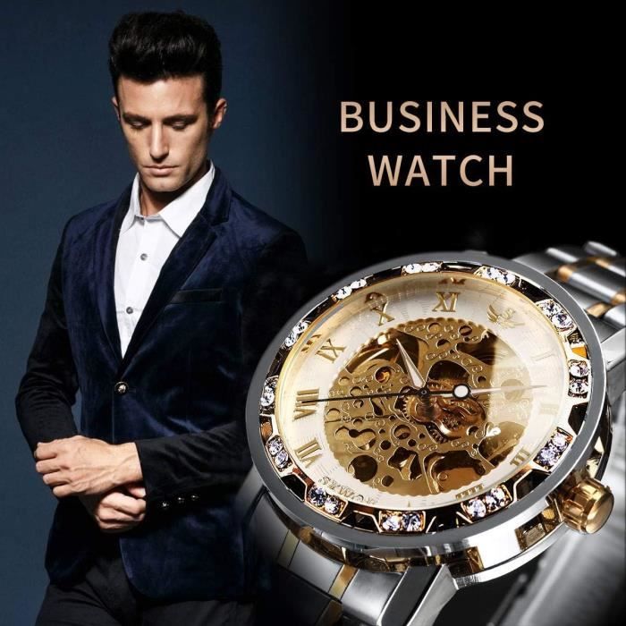 Montre fossil homme best sale avec remontage manuel