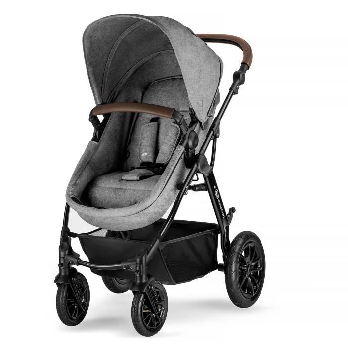 KINDERKRAFT Poussette combinée Trio MOOV - Multifonctions - Gris Foncé -  Cdiscount Puériculture & Eveil bébé