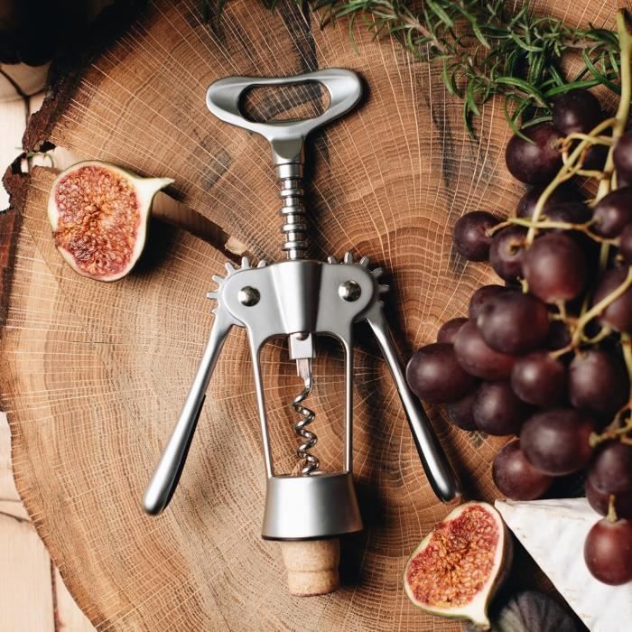 RÖSLE Décapsuleur Multifonction Acier Inoxydable – Ouvre Bocaux, Bouteilles Et Boîtes Avec Suspension