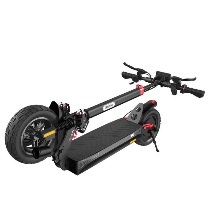 Trottinette électrique tout-terrain iScooter iX4 800W 10 - Noir -  Autonomie Maxi 45 Km - Pliable - Cdiscount Sport