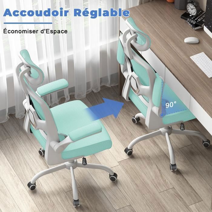 Rattantree Chaise De Bureau, Fauteuil De Bureau à Dossier Haut Avec