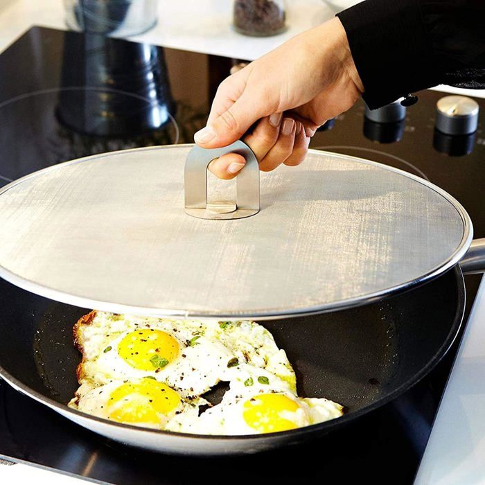 Protection Anti-éclaboussures En Acier Inoxydable Pour La Cuisson Et La