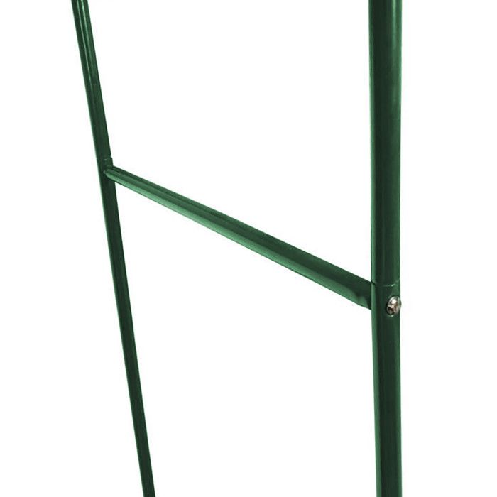 Support Plantes Grimpantes 233cm Arche Jardin Métal BAKAJI 233cm | Support Plantes Grimpantes | Revêtement Poudre Vert Foncé Structure Jardin Rose Rosier