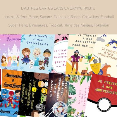 Carte Invitation Anniversaire Fille Garcon 12 Pièces, Colorée Invitation | Carton Invitation Anniversaire avec Enveloppes et Autocollants Ballons, Colorée Invitation AnnIversaire Enfant