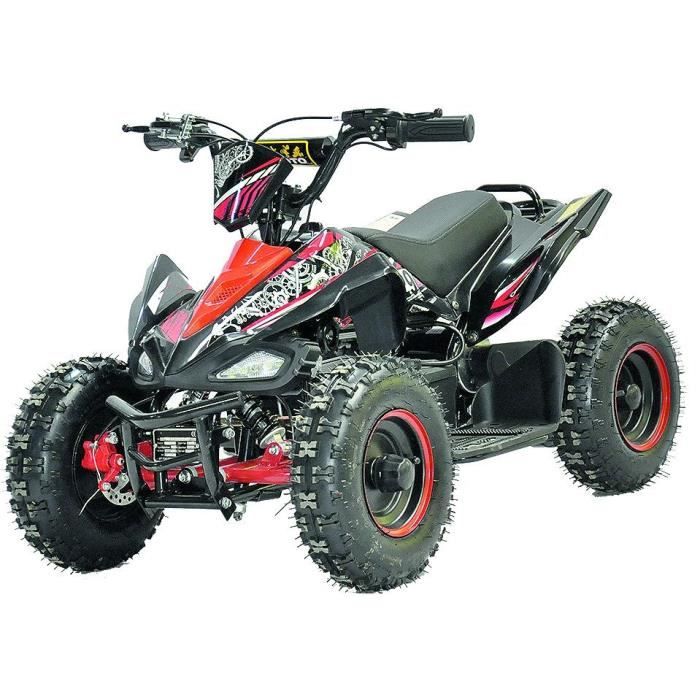 PRORIDER USA - Quad pocket électrique - Enfant - 800W - 36V - Rouge