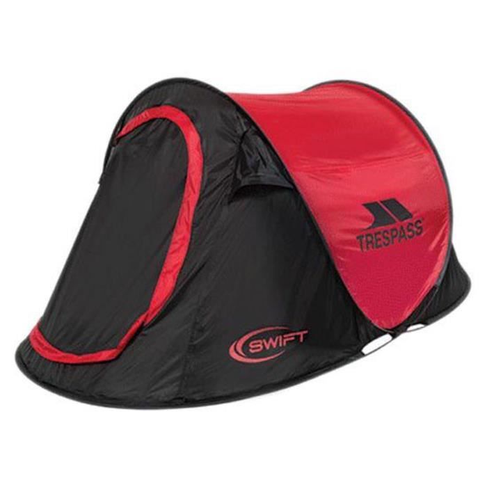 TRESPASS Tente Pop Up 2 personnes Swift 2 - Rouge