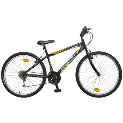Toimsa Velo 26 Cadre Acier Homme 18 Vitesses Freins Vbrake Noir Prix Pas Cher Cdiscount