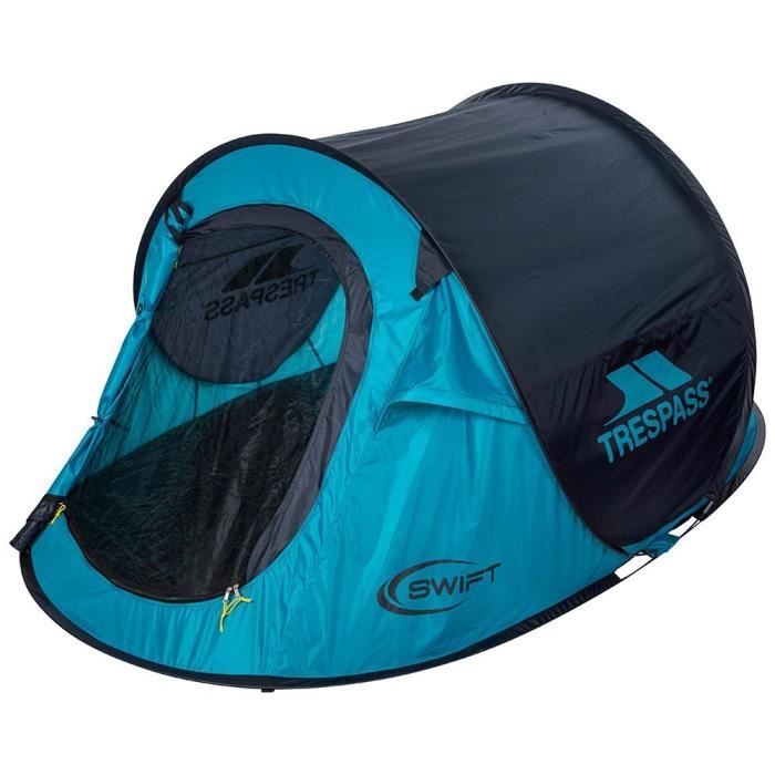TRESPASS Tente Pop Up 2 personnes Swift 2 - Turquoise