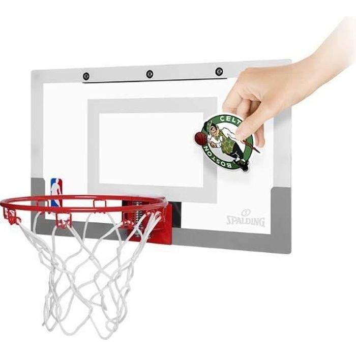 bleu//blanc//rouge Multicolore Ballon Inclus Mixte Adulte Mini Panier Basket Spalding 77602Z - 29 cm x 24 cm