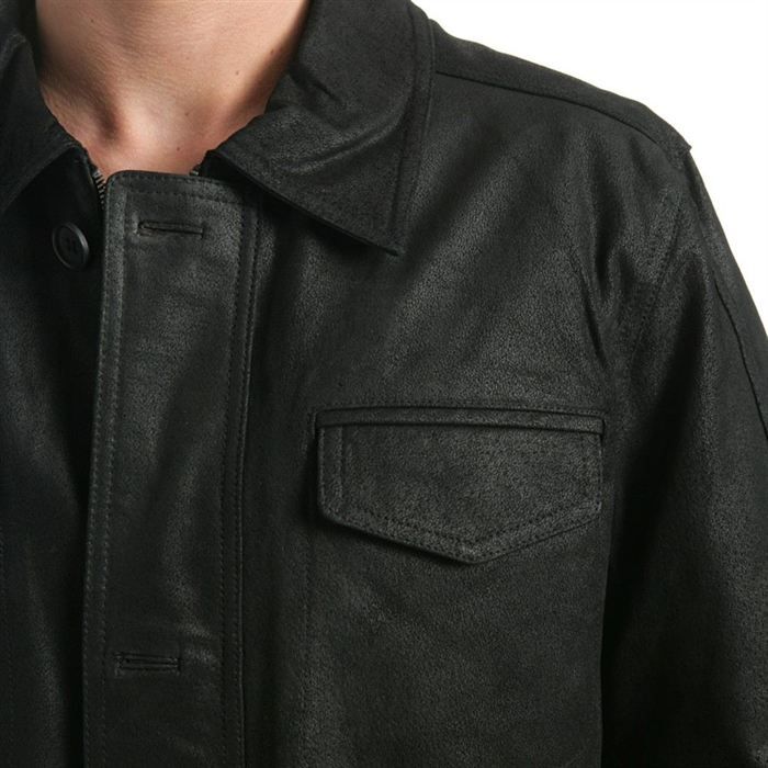 Blouson cuir sales homme cdiscount