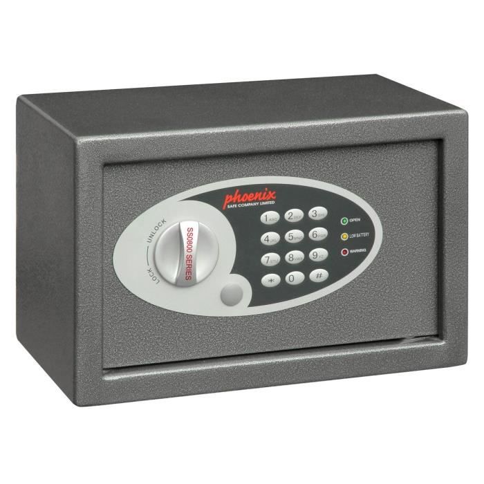 PHOENIX SAFE Coffre-fort SS0801E 10L