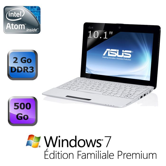Asus Eee Pc 1011px Whi001m Cdiscount Informatique