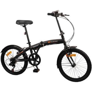 VÉLO PLIANT Vélo pliant 20'' MERCIER - 6 vitesses - noir - mix