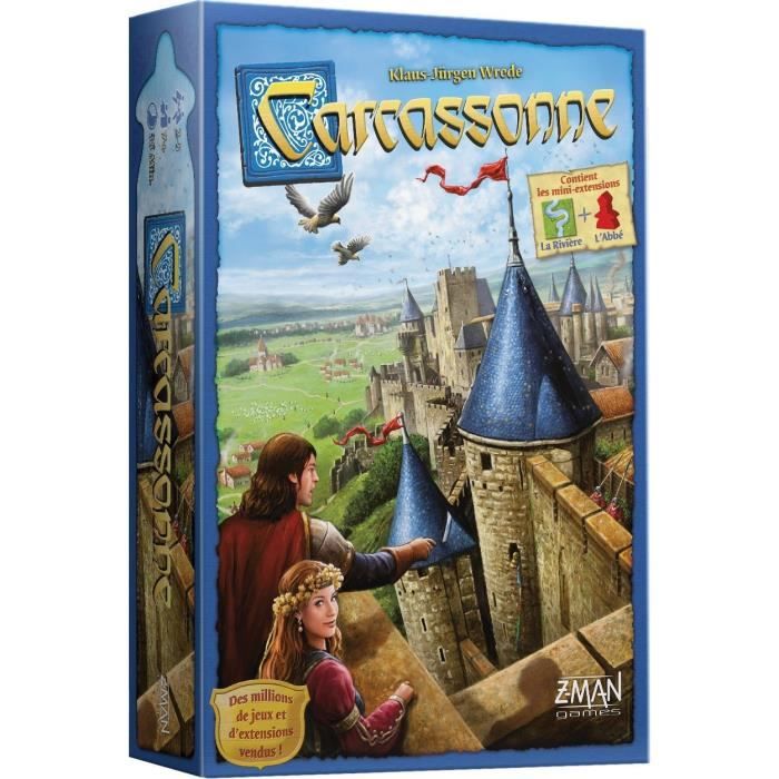 carcassonne jeu de base jeu de societe cdiscount jeux jouets