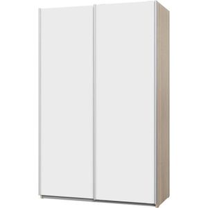 Armoire 2 Portes Coulissantes Blanc L 120 X P 61 2 X H 190 5