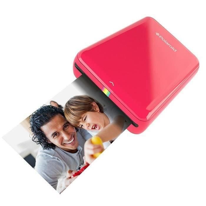 Rouge Polaroid Zip Imprimante Photo sans Fil Lot de départ avec étui en néoprène 
