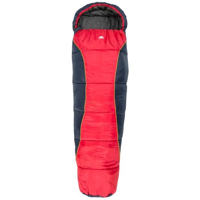 TRESPASS Sac de couchage Bunka - Enfant - Rouge