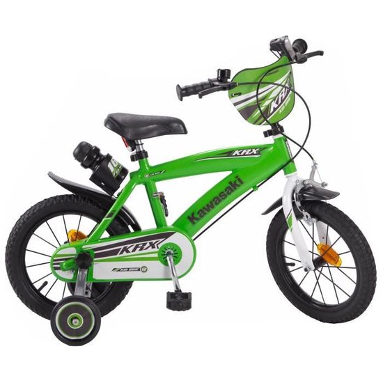 KAWASAKI Velo 14 Pneus gonflables Enfant mixte Vert Cdiscount Sport