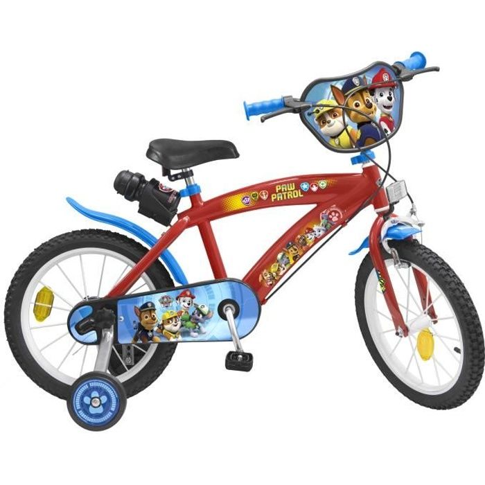 Pik&Roll - Vélo pour enfant La Pat'Patrouille - 16 - Rouge - Cdiscount  Sport