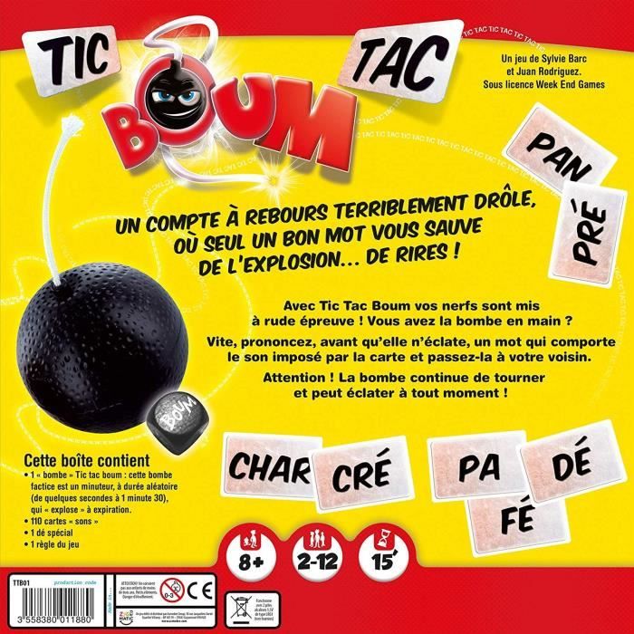 Tic Tac Boum (2007) - Jeux de Cartes 