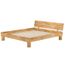 60 80 16 Lit Adulte Moderne En Hetre Naturel Surface De Couchage 160x200 Cm Tete De Lit A Planches Horizontales Avec Sommier A Achat Vente Structure De Lit Lit Adulte En Hetre Naturel Cdiscount