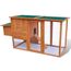 Cage à Poules Extérieur Avec 1 Cage En Bois Pour Oeufs