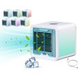 P206Raf200 Refroidisseur D'Air Portable,Climatiseur Mobile Mini,Humidificateur,Purificateur Avec 7 Couleurs Led,750 .