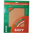 SAVY - Papier de verre grain fin 4 feuilles A-0